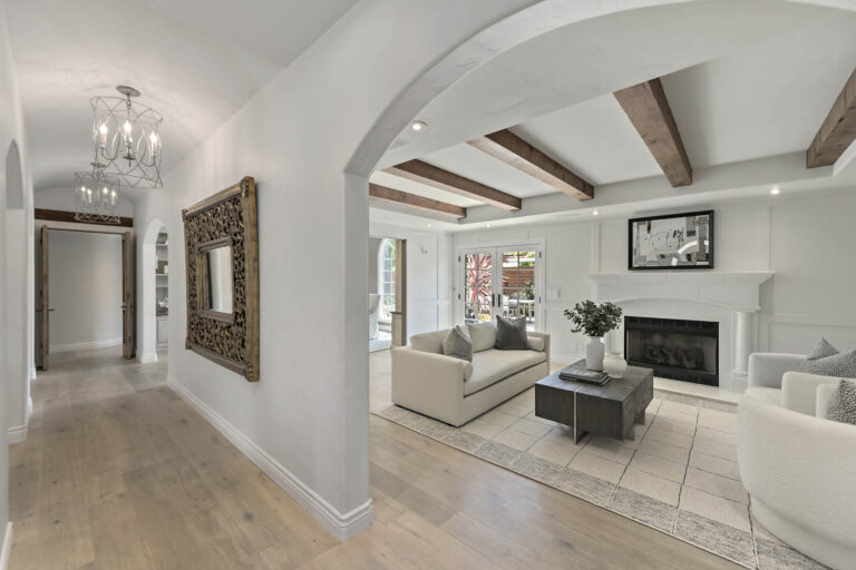 Hall & Family Room